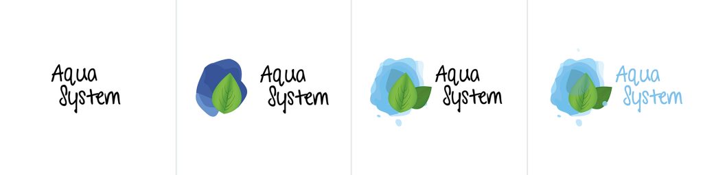 Iconentwicklung Aqua System